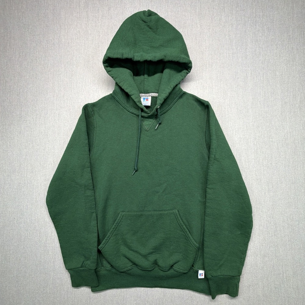 Vintage Russell Athletic Hoodie Green Size Small Y2K